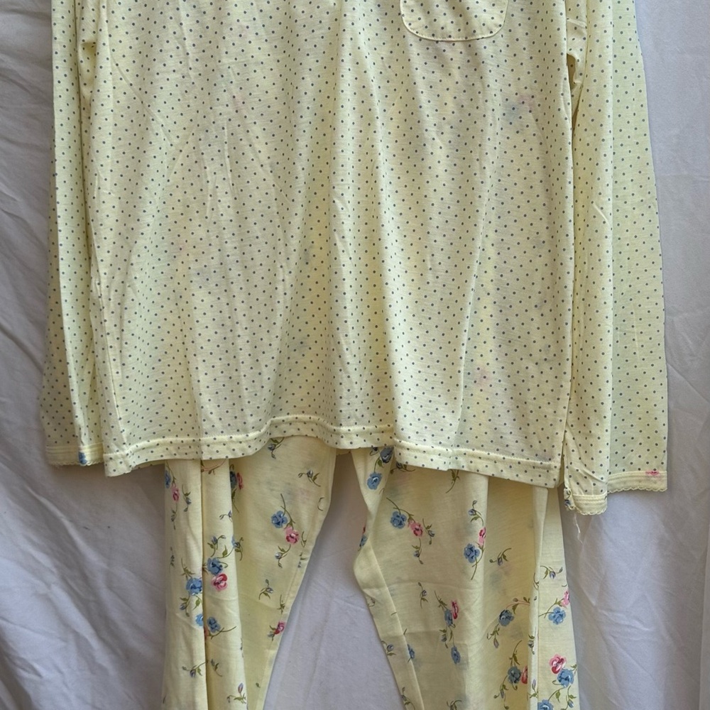 Yellow Polka Dot Pajamas